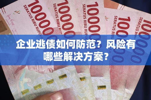 武汉企业逃债如何防范？风险有哪些解决方案？
