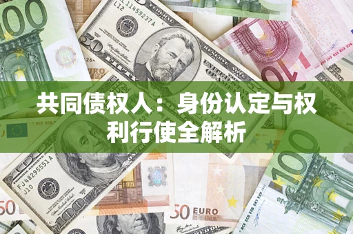 武汉共同债权人：身份认定与权利行使全解析