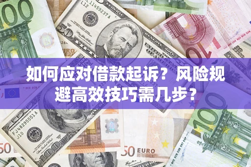 武汉如何应对借款起诉？风险规避高效技巧需几步？