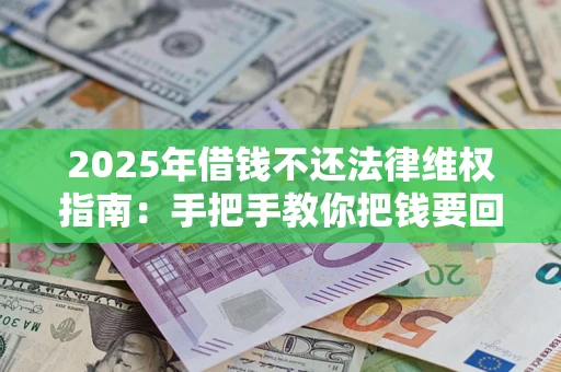 武汉2025年借钱不还法律维权指南：手把手教你把钱要回来