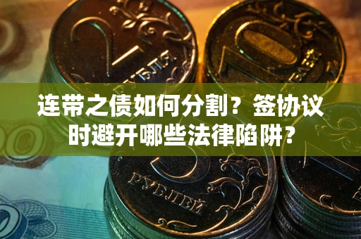 武汉连带之债如何分割？签协议时避开哪些法律陷阱？