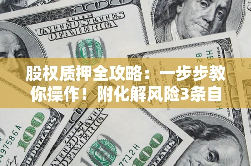 武汉股权质押全攻略：一步步教你操作！附化解风险3条自救法则