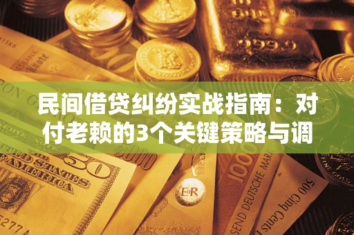 武汉民间借贷纠纷实战指南：对付老赖的3个关键策略与调解盲区解析