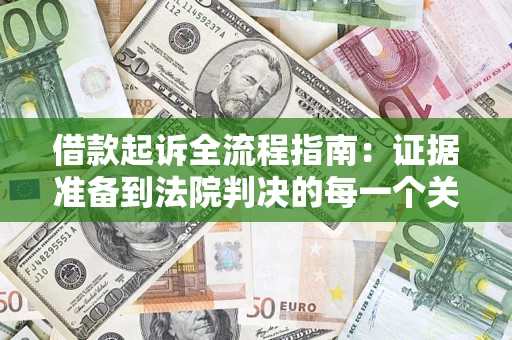 武汉借款起诉全流程指南：证据准备到法院判决的每一个关键步骤