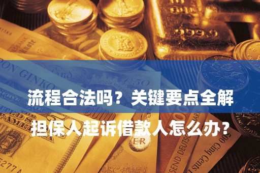 武汉

担保人起诉借款人怎么办？流程合法吗？关键要点全解析