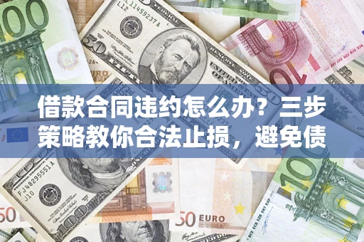 武汉借款合同违约怎么办？三步策略教你合法止损，避免债务危机升级